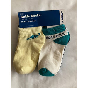 Old Navy  Unisex 6-Pack Ankle Socks for Toddler & Baby